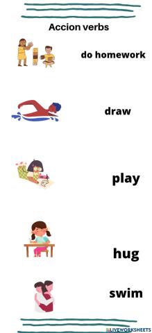 Accion verbs