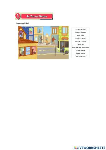 Rooftops 5- Unit 1At Tara's house