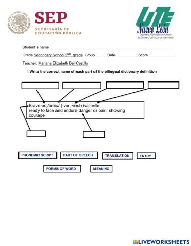 The use of dictionary