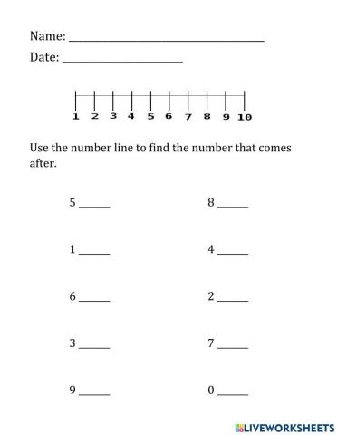 What Number Comes After