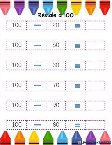 Réstale a 100
