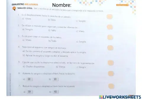 Hoja de trabajo interactiva 6p 8-10-2021