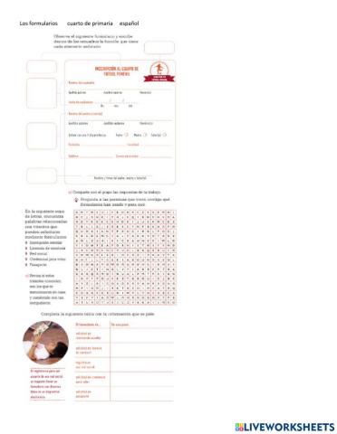 Formulario 4° primaria
