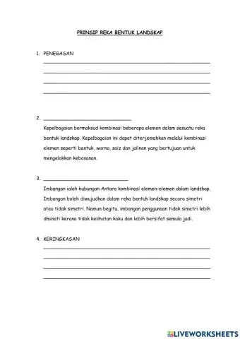 Prinsip reka bentuk landskap