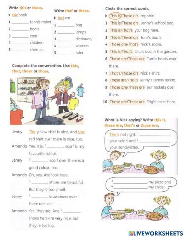 Demonstrative pronouns