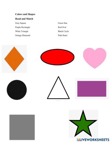 Colors and Shapes