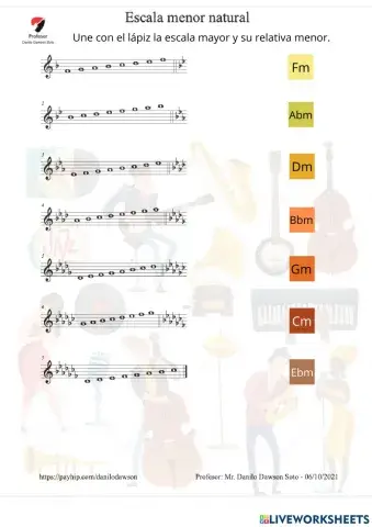 Escala menor natural