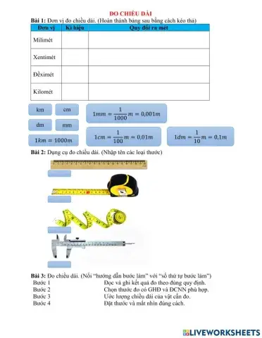 Bài 4. Đo chiều dài