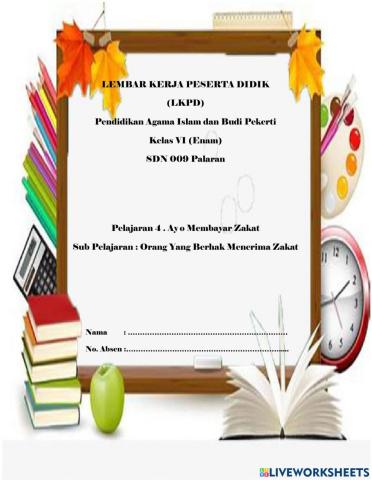 Latihan Kerja Peserta Didik