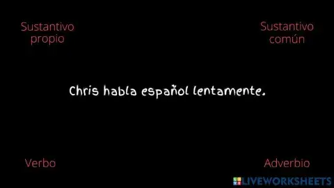 Juego tipo de palabras