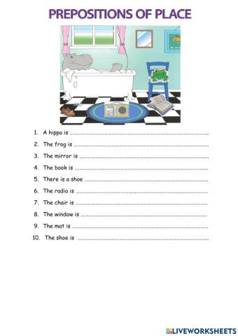 Places and prepositions of place