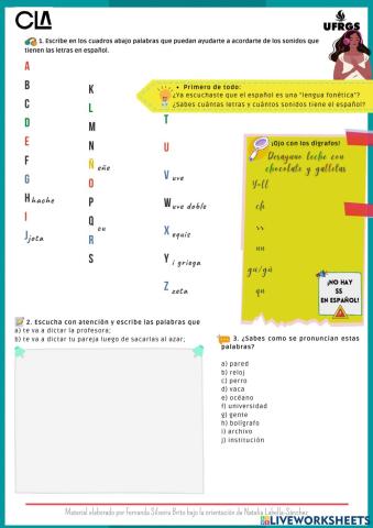 Alfabeto en español