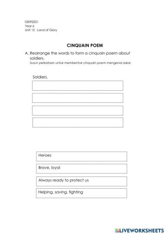 Unit 12 Land of Glory