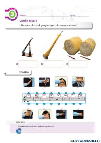 Solfa - nobat dan gamelan