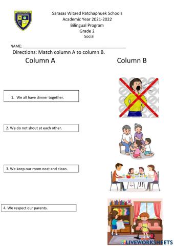Social Worksheet2