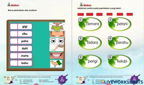 Latihan Kemahiran Membaca Tahun 2 ppki