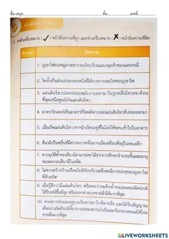 ภูเขาไฟระเบิด แผ่นดินไหว สึนามิ