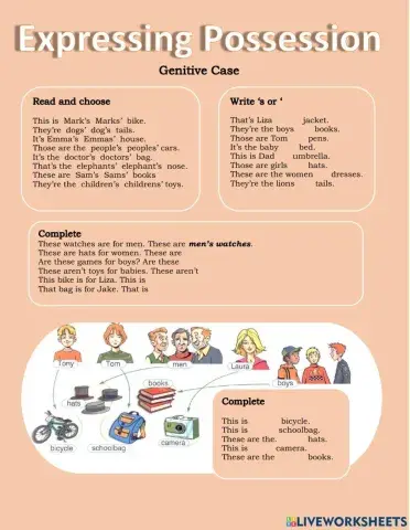 Expressing Possessions