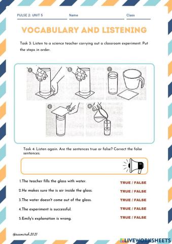 Pulse 2: Unit 5 Listening
