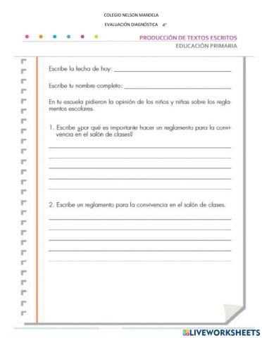 Produccion de textos sisat