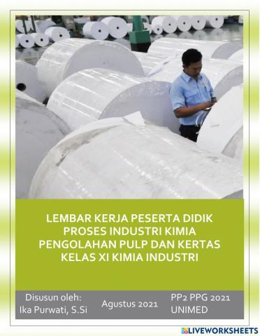 LKPD PEMBUATAN PULP DAN KERTAS