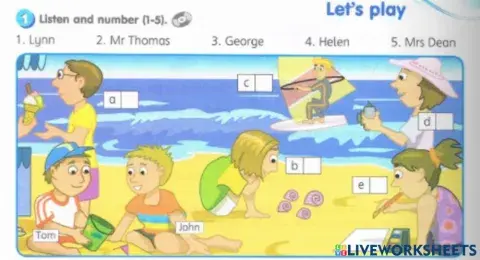 On holiday (Let's play - Worksbook)