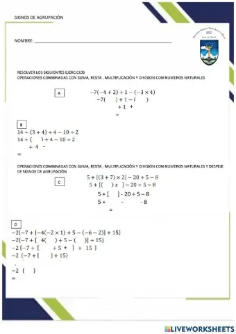Signos de agrupación
