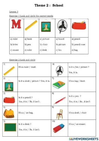 Smart start 3 theme 2 lesson 3