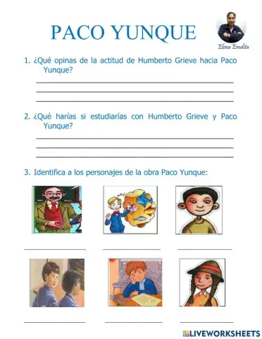 Plan lector paco yunque