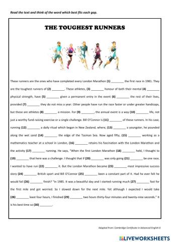 The toughest runners
