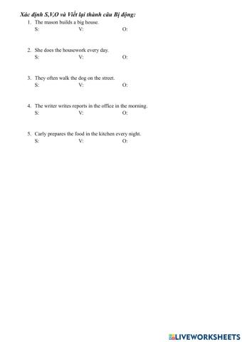 Passive voice Simple present (2)