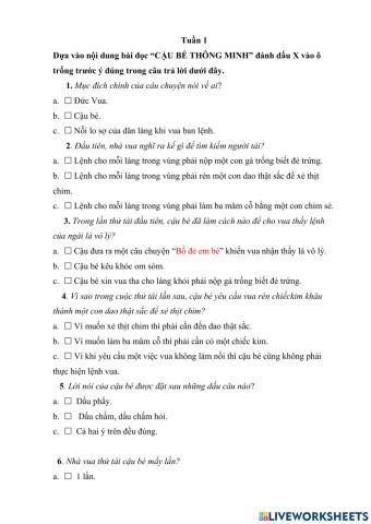 Cậu bé thông minh