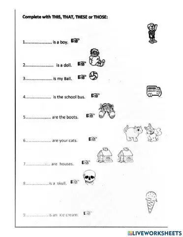 This, That, These, Those