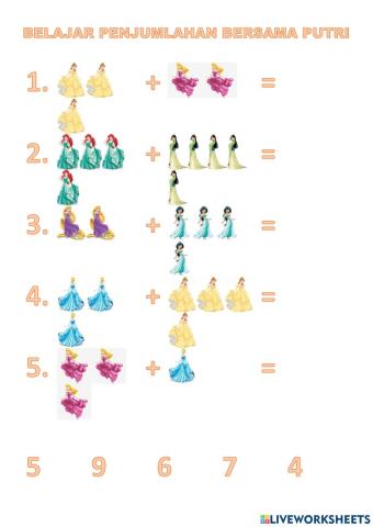 Penjumlahan Bersama Putri