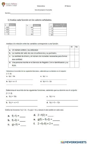 Guía básica de funciones