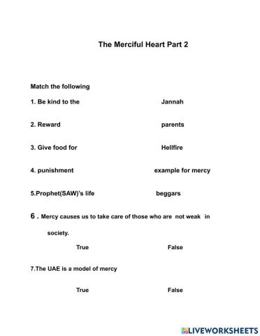 The Merciful heart part 2