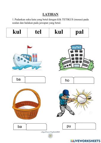 LATIHAN 2 (akhiran L)