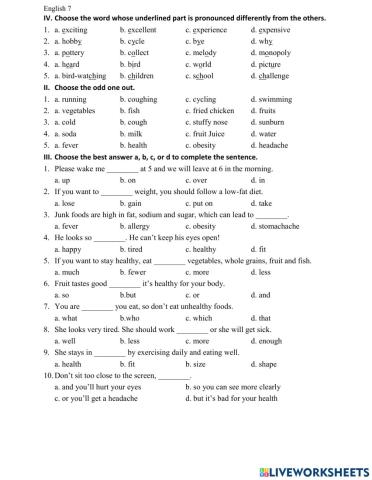 Tieng Anh 7 - Review U2