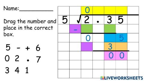 Division: Decimal by Whole Number