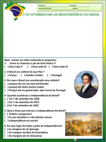 Independencia do brasil