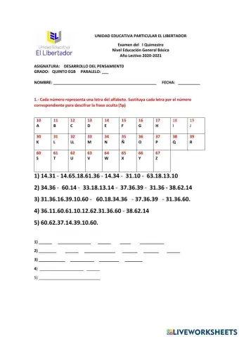 Desarrollo del pensamiento