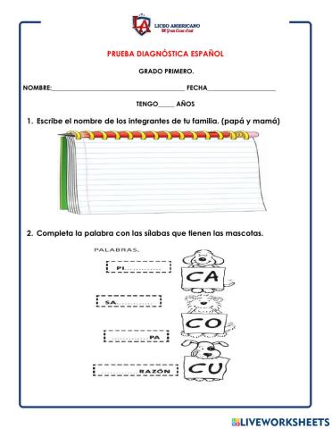 Prueba diagnóstica 1
