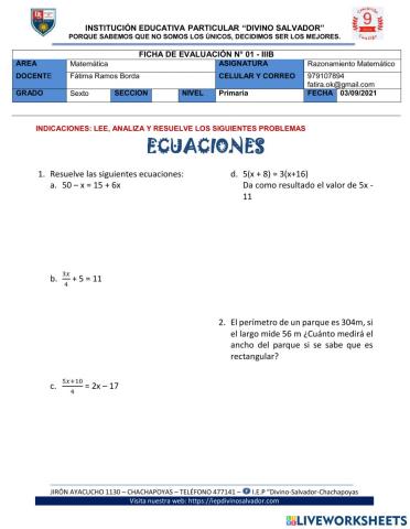 Evaluacion