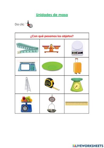 Unidades de masa