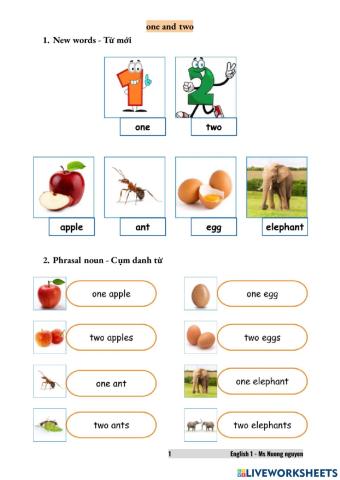 E1 one and two -nuongnguyen