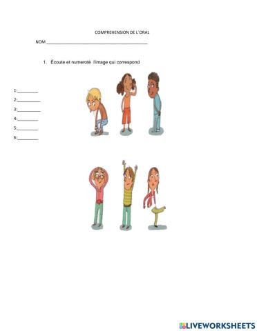 Avoir mal et description physique