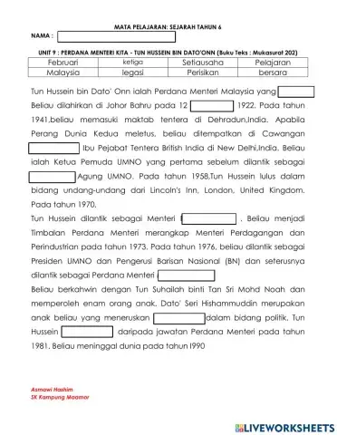 Perdana menteri kita