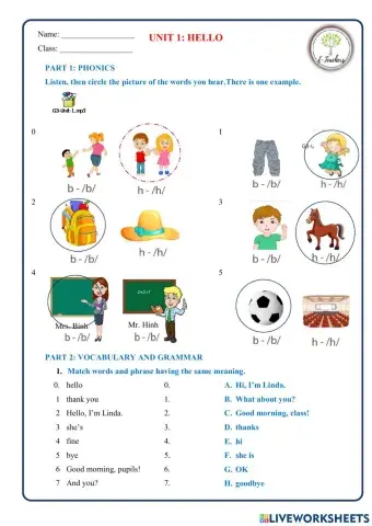 Unit 1- hello