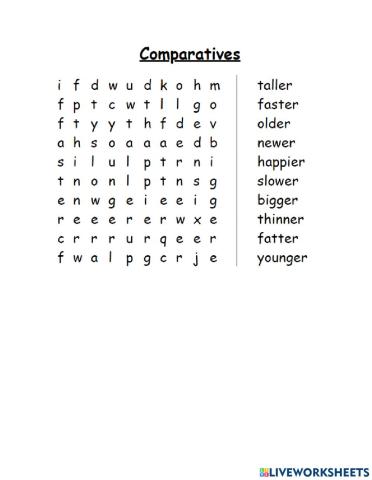 Comparatives