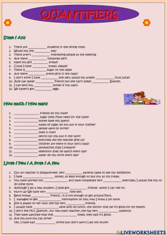 Grammar: Quantifiers
